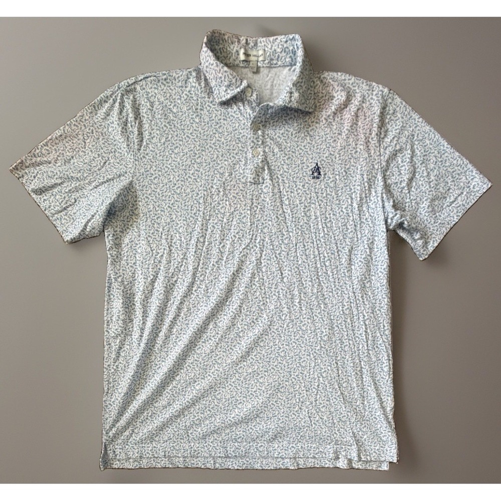Peter Millar Aronimink Golf Club Short Sleeve Polo Shirt Sunglass AOP Large JBHS